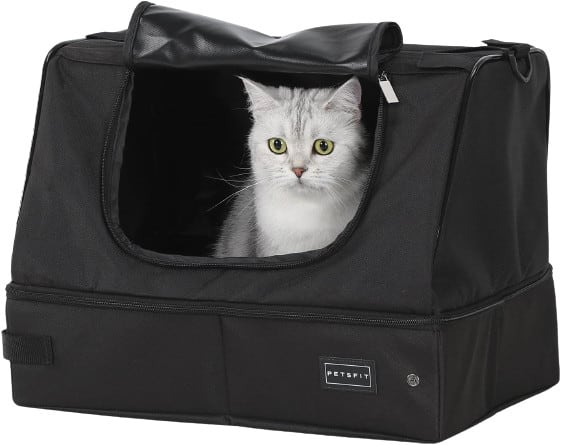 Petsfit Portable Foldable Cat Litter Box