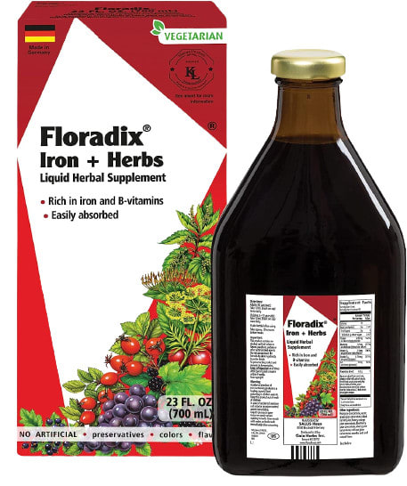 Floradix Iron & Herbs Vegetarian Iron Supplement