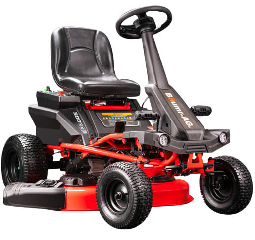 BAUMR-AG 48V Electric Ride On Lawn Mower 30" Inch Brushless Lawnmower