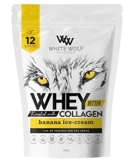 White Wolf Nutrition Whey  Protein Collagen Supplement