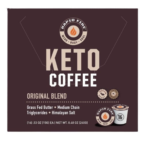Rapid Fire Ketogenic High-Performance Keto Coffee Pods