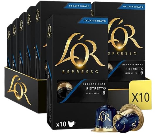 L'OR Espresso Decaffeinated Gold Collection